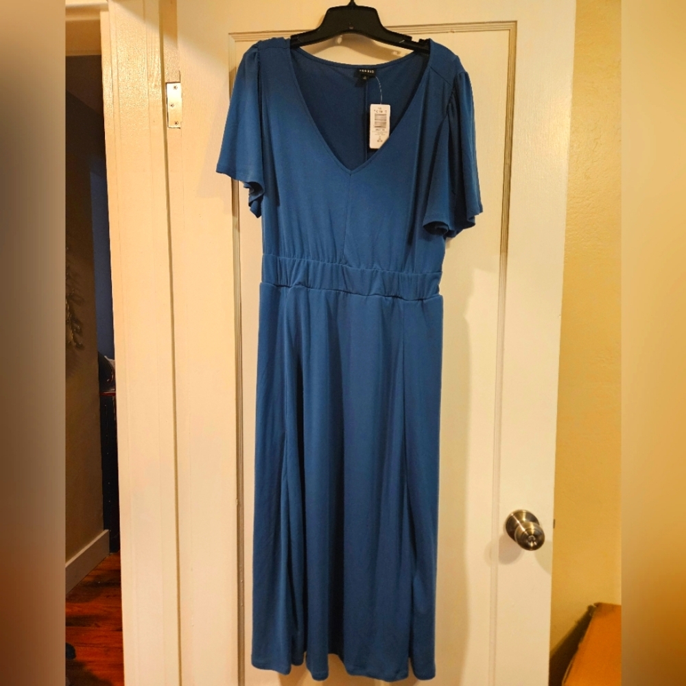 Blue maxi dress